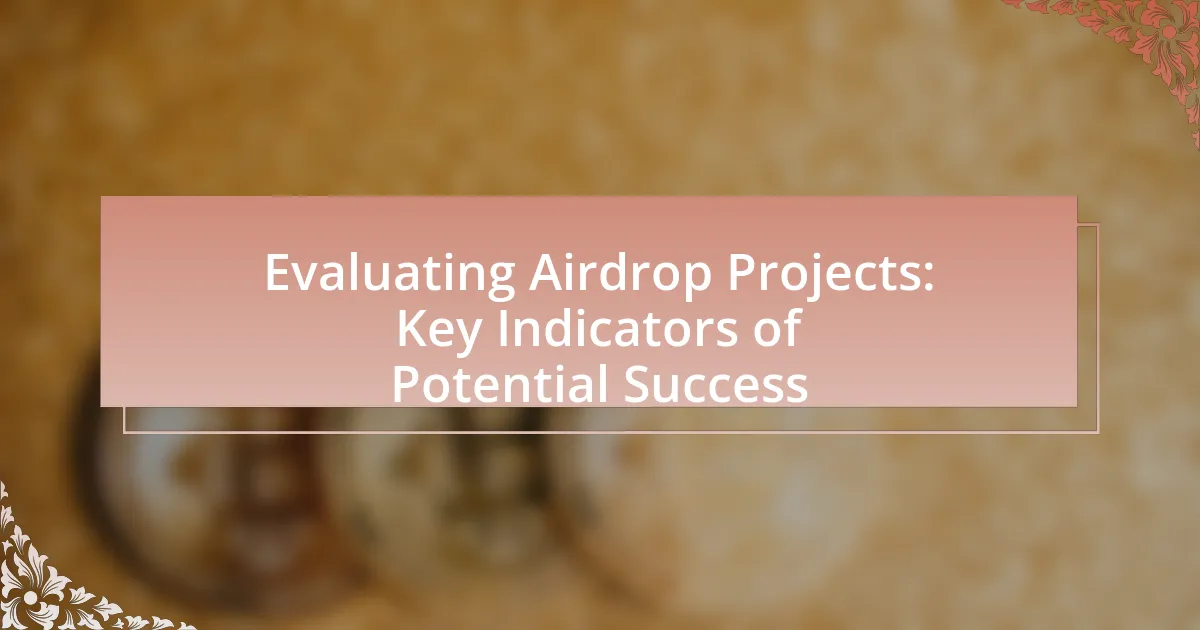 Evaluating Airdrop Projects: Key Indicators of Potential Success